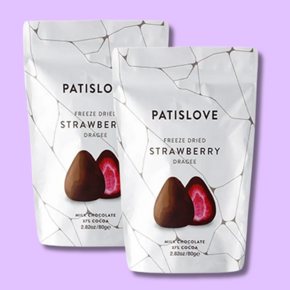 Freeze Dried Strawberry & Milk Chocolate 80g (PATISWISS)