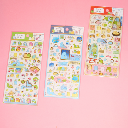 Sticker Sheet Sumikkogurashi Si-ru Zukan (San-X)