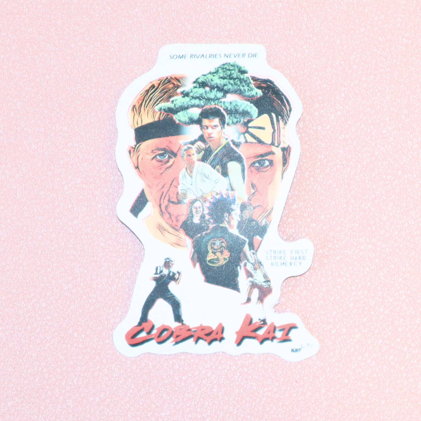 Sticker Flakes Cobra Kai