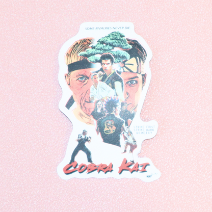 Sticker Flakes Cobra Kai