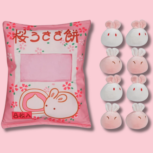 Plushy Bag Sakura Mochi Bunny 43cm