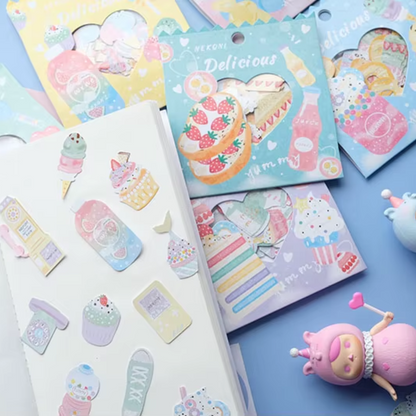 Flak Klistremerke Kawaii Delicious (Nekoni)