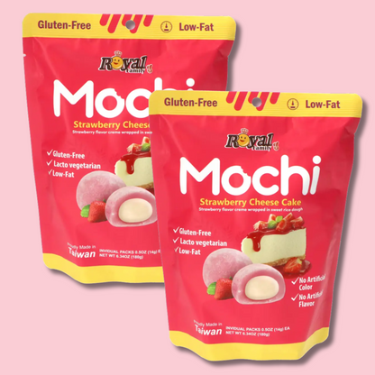 Mochi Strawberry Cheesecake 120g 8stk (ROYAL FAMILY)