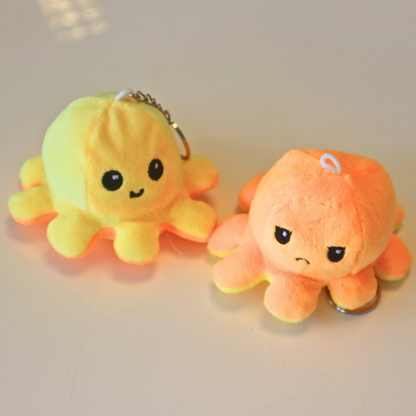 Plush Keychain Reversible Octopus 12cm