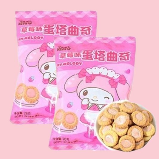 Sanrio My Melody Strawberry Biscuit 28g (BOURBON)