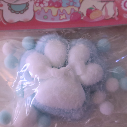 Taba Squishy Cat Paws with Pompom 7cm