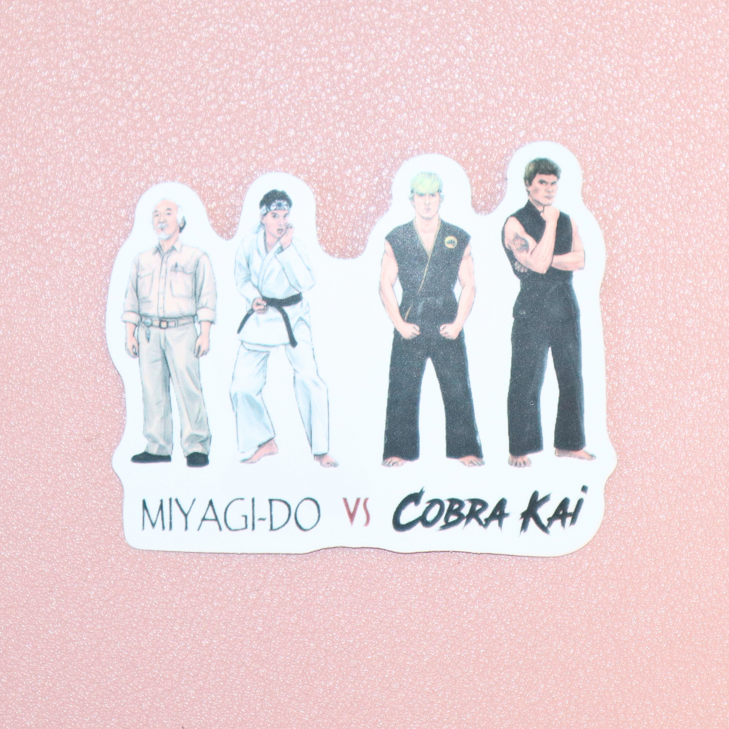 Sticker Flakes Cobra Kai