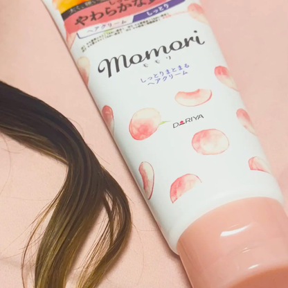Momori Peach Rich Moist & Cohesive Hair Cream 150g (DARIYA)