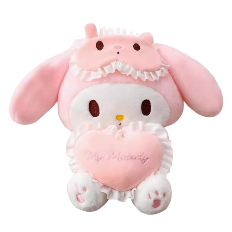 Kosebamse Kuromi My Melody Bedtime 25 cm