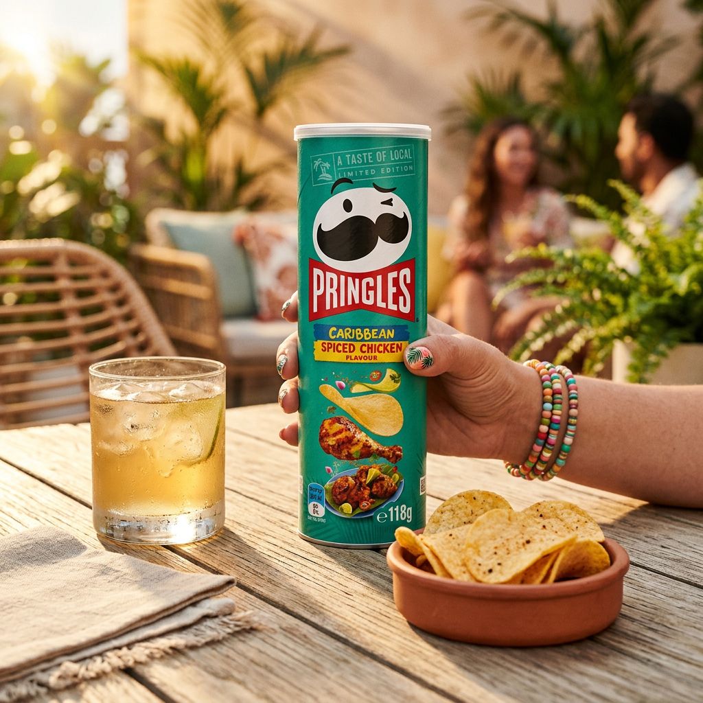 Pringles Caribbean Spiced Chicken 100g (PRINGLES)