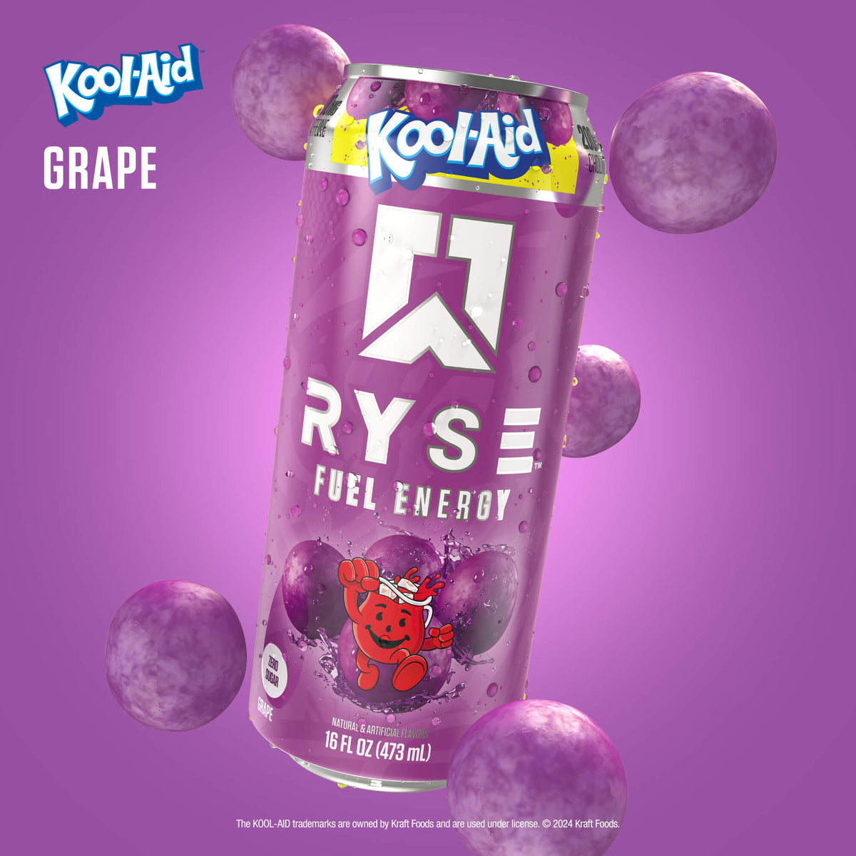 Ryse Fuel Energy Drink Kool Aid Grape 473ml