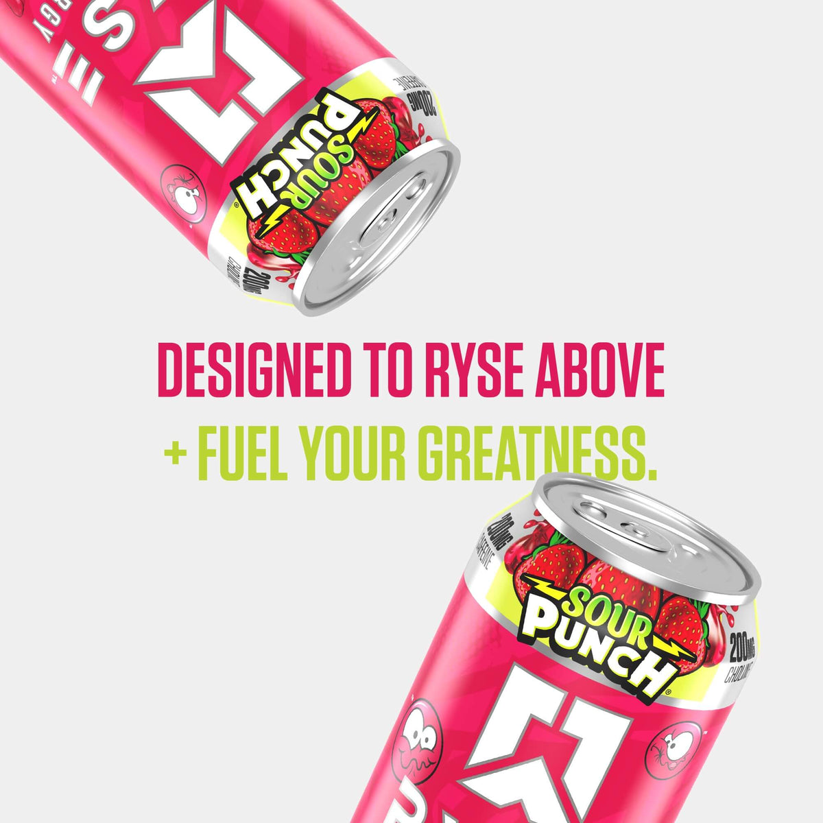 Ryse Fuel Energy Drink Sour Punch Sour Strawberry 473ml