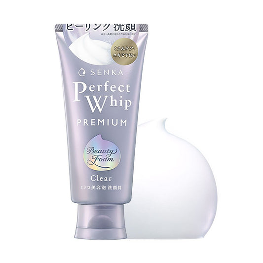 Perfect Whip Premium Clear Beauty Face Foam 120g (SENKA)