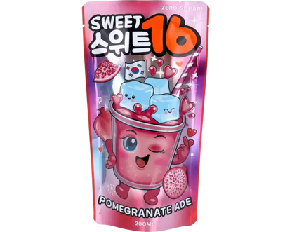 Pouch Drink Pomegranate Ade 200ml (Sweet16)