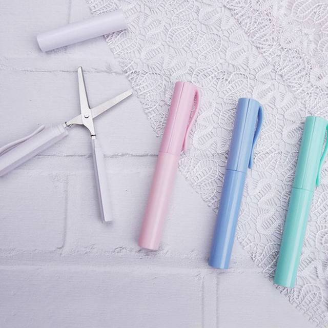 Mini Sammenleggbar Saks i Pennform