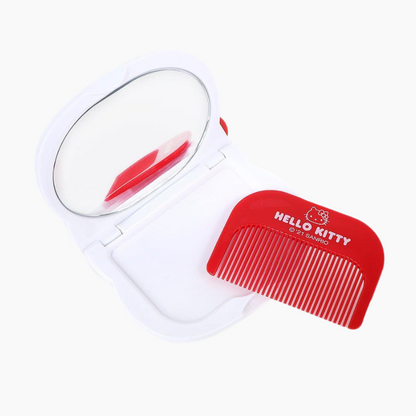 Sanrio Hello Kitty Compact Mirror & Comb Set (SANRIO)