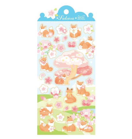 Sticker Sheet Stickers Sakura Series (NEKONI)