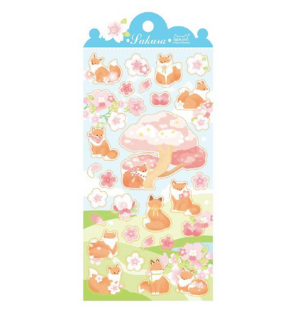 Sticker Sheet Stickers Sakura Series (NEKONI)