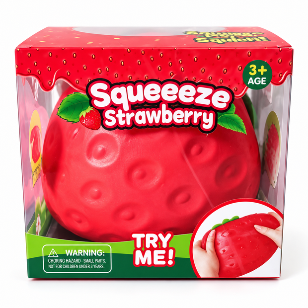 Scented Jumbo Squishy Squeeeze Strawberry