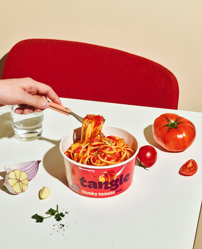 Samyang Big Cup Tangle Chunky Tomato Pasta 105g (SAMYANG)