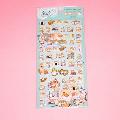 Sticker Sheet Animal Sticker (NEKONI)