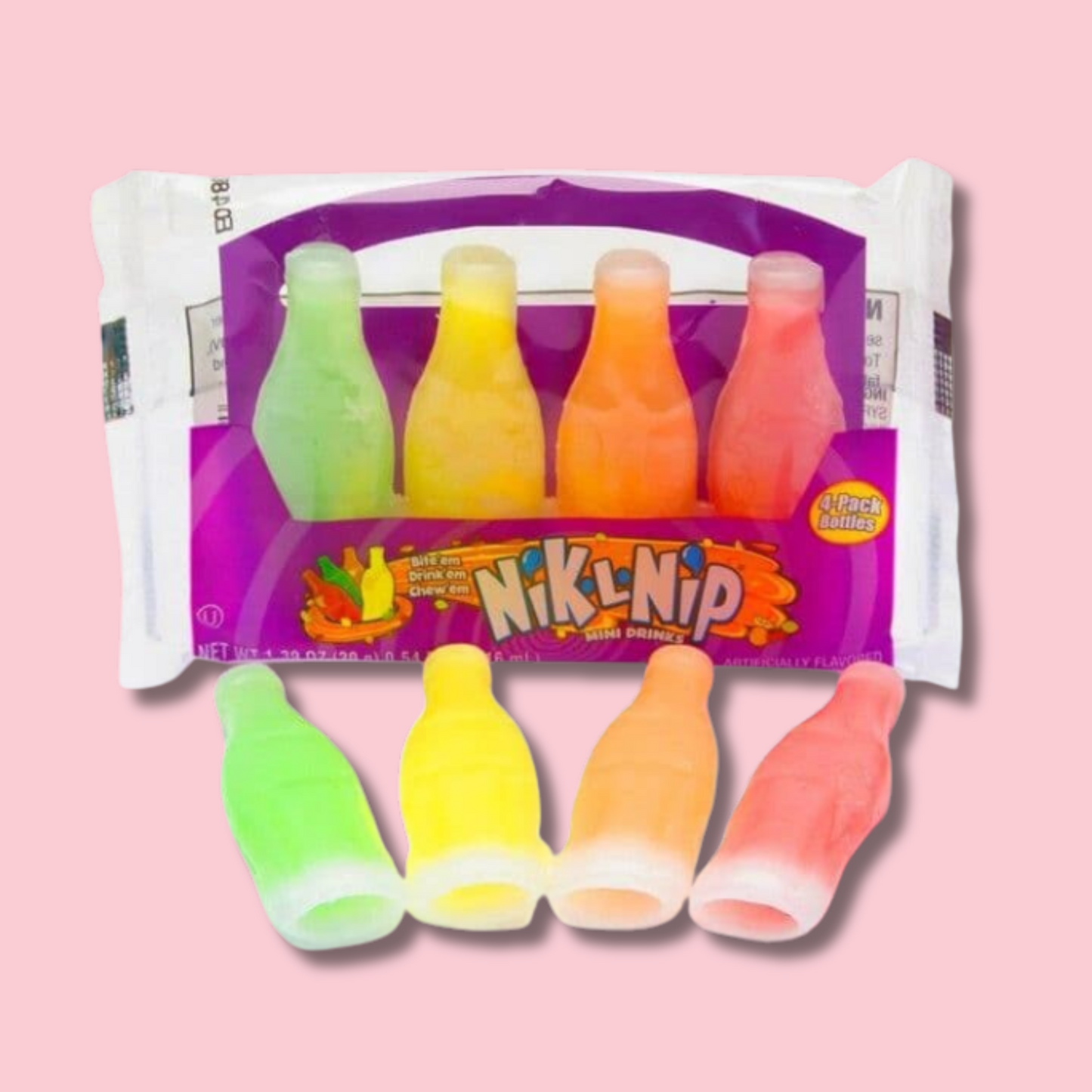 (TIKTOK VIRAL) Nik L Nip Original Wax Drink Bottles 16ml (Tootsie)