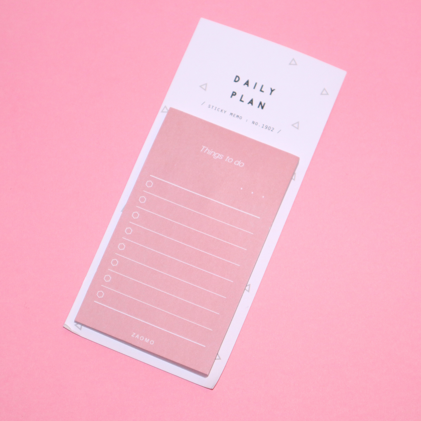 DAILY PLAN Nyttige Stickynotes med Enkel Design 50-ark