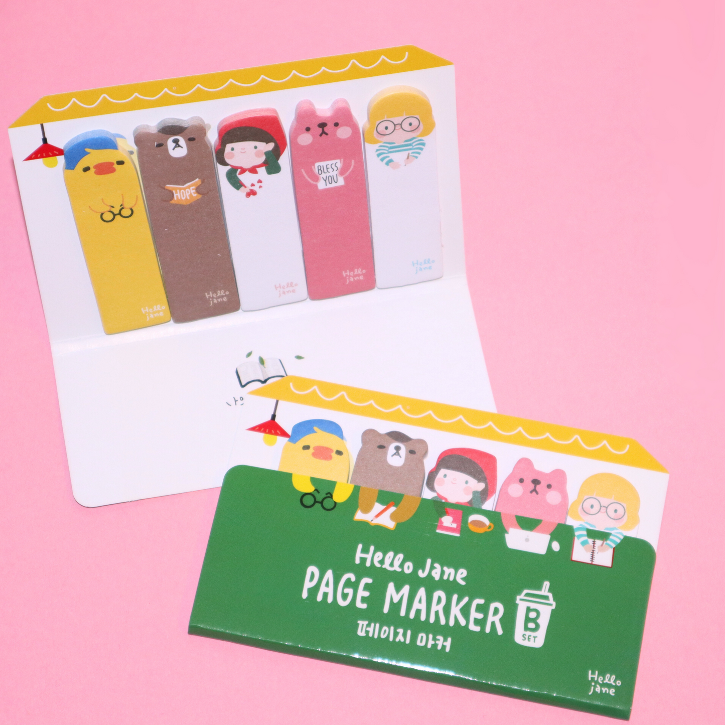 Hello Jane Page Marker Sticky Notes 75-ark