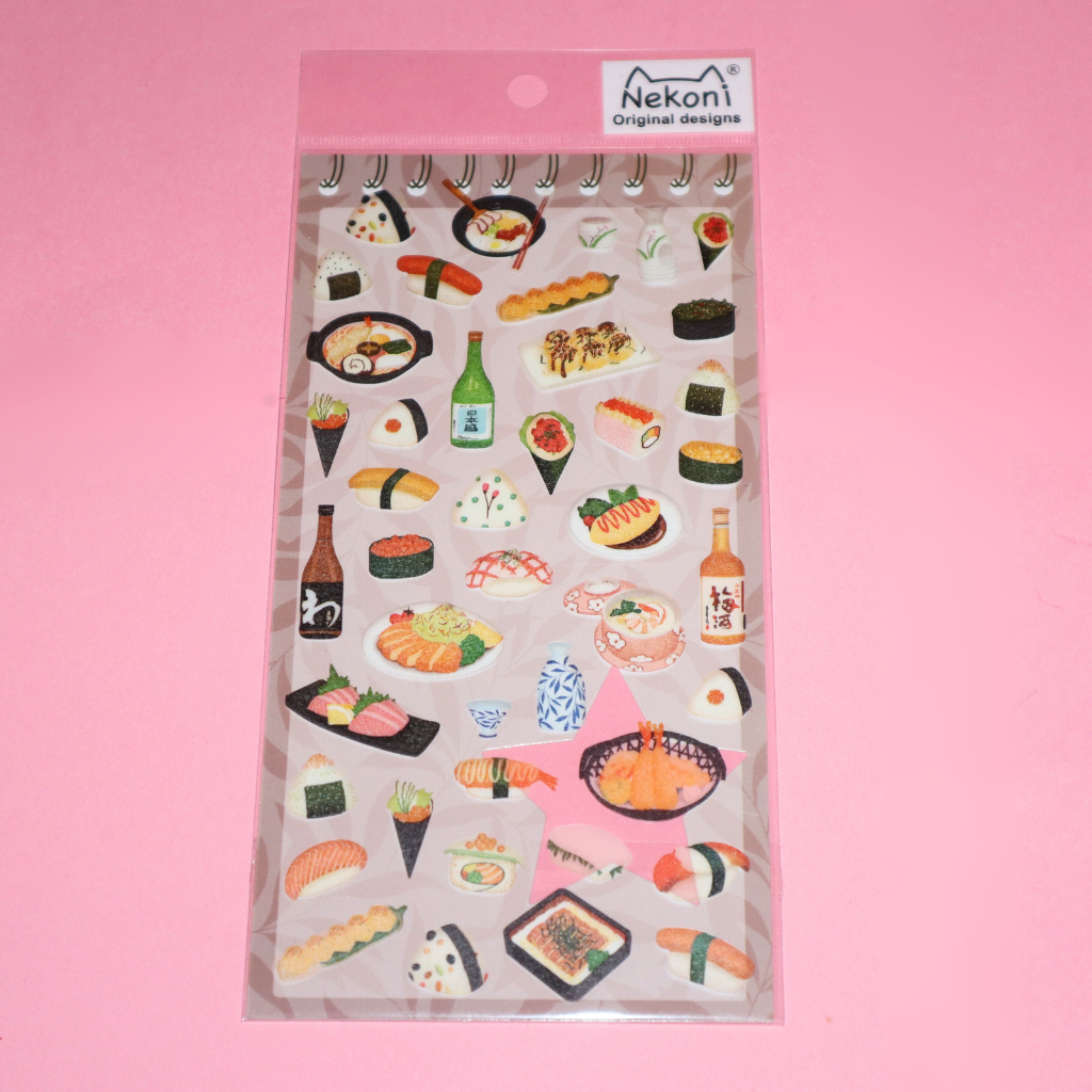 Sticker Sheet Japanese Food (NEKONI)