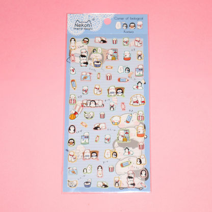 Sticker Sheet Animal Sticker (NEKONI)