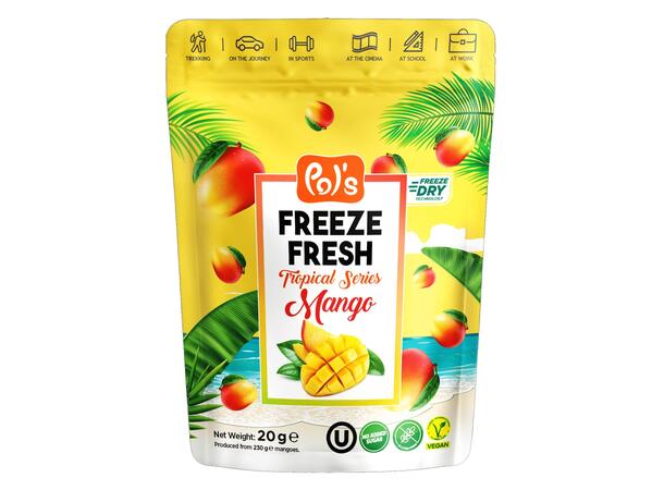 Pol's Fresh Freeze Dried Mango 20g