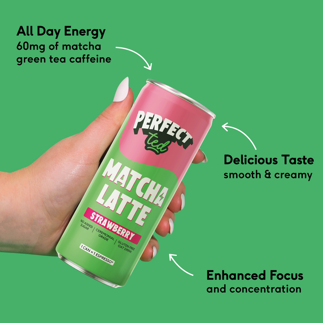 Perfected Matcha Latte Strawberry 250ml