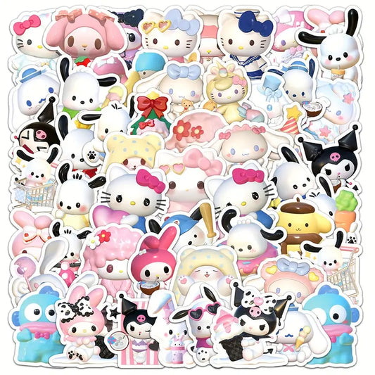 Sticker Flakes Sanrio Friends