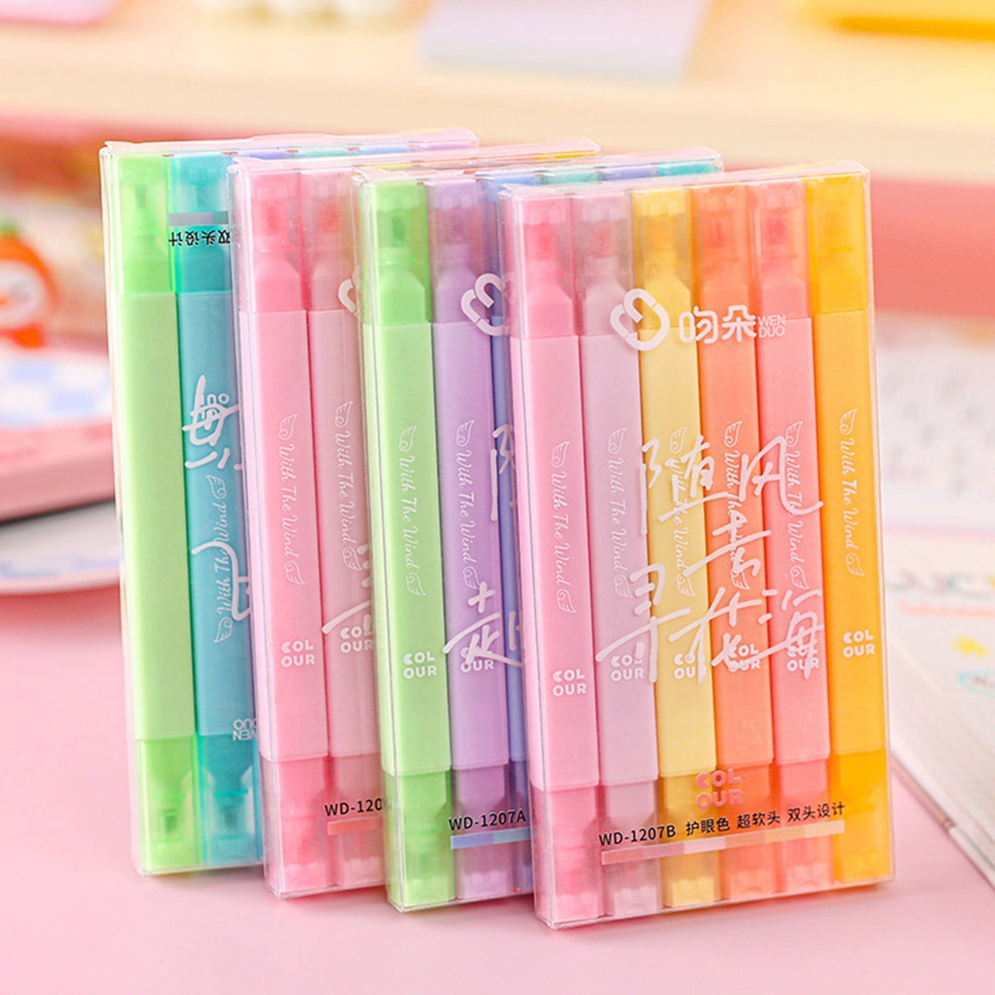 Markeringstusj 6 Farger