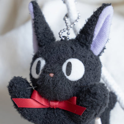 Studio Ghibli Kiki's Delivery Service Plush Keychain Jiji Belly-rub Position (SUM ARROW)