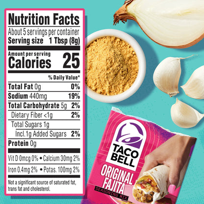 Taco Bell Original Fajita Seasoning Mix 40g (Taco Bell)