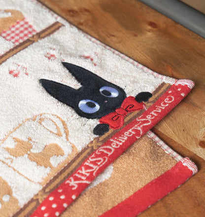Ghibli Face Towel Kiki Delivery's Service Jiji Shelves (MARUSHIN)