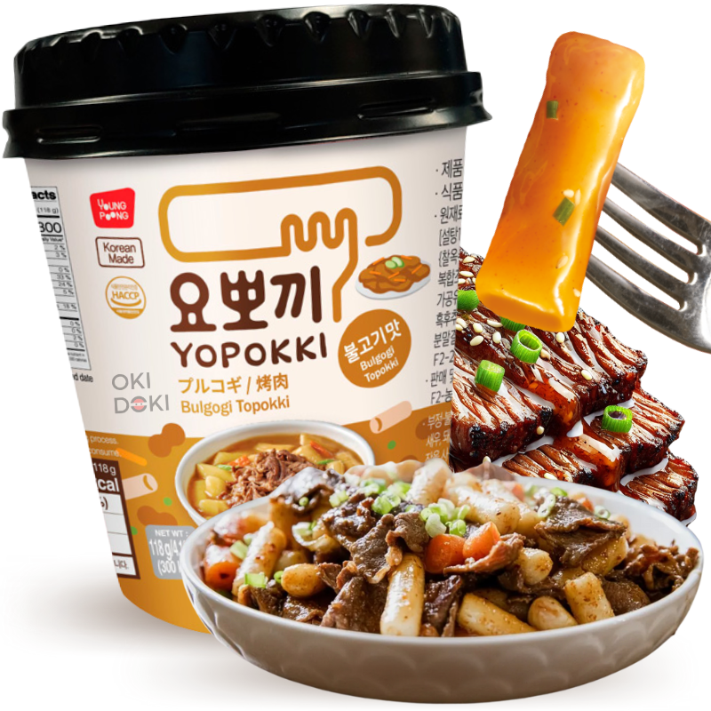 Tteokbokki Bulgogi Beef 118g (YOPOKKI)