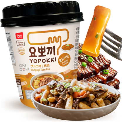 Tteokbokki Bulgogi Beef 118g (YOPOKKI)