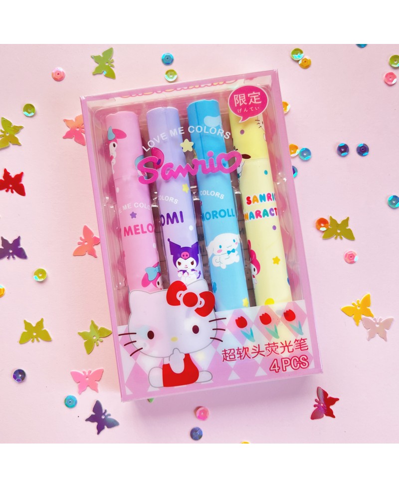 Markeringstusj Sanrio 4 Farger