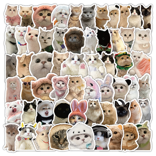Sticker Flakes Super Cute Cat