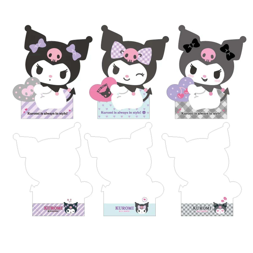 Sanrio Die-Cut Character Shaped Memo Kuromi (SANRIO)