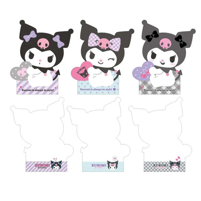 Sanrio Die-Cut Character Shaped Memo Kuromi (SANRIO)