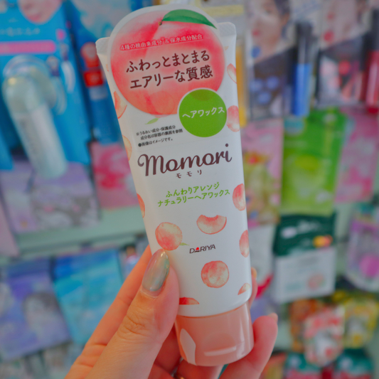 Momori Peach Fluffy Arrange Naturally Hair Wax 90g (DARIYA)
