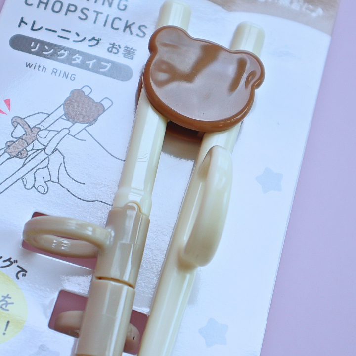 Training Chopsticks Bear for Right Hand Kids Size (SURUGA)