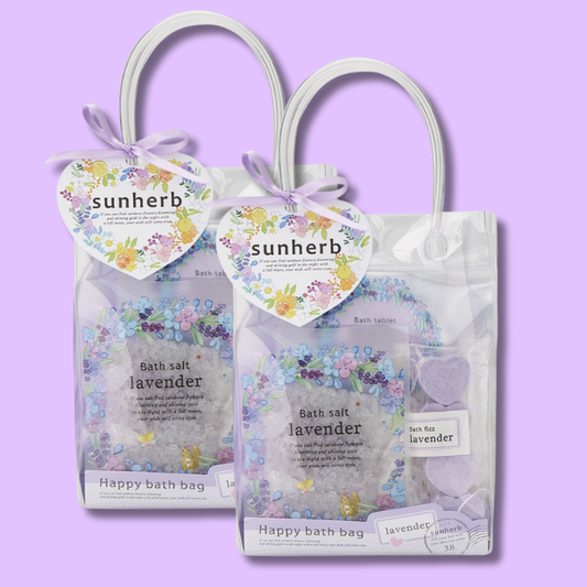 Sunherb Happy Bath Bag Gift Set Lavender
