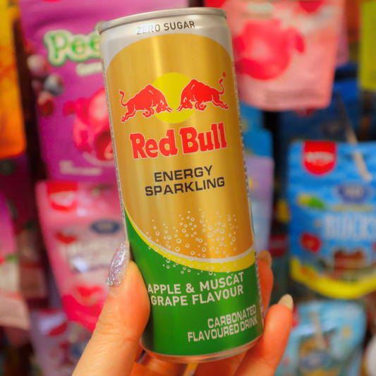 ZERO SUGAR Red Bull Energy Sparkling Apple Muscat Grape 250ml HALAL