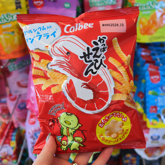 Shrimp Flavored Snacks Kappa Ebisen Original  77g (CALBEE)