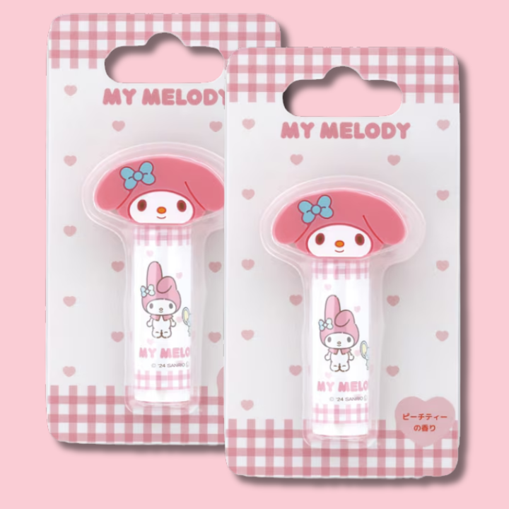 Sanrio My Melody Mascot Lip Cream Peach Tea (SKATER)