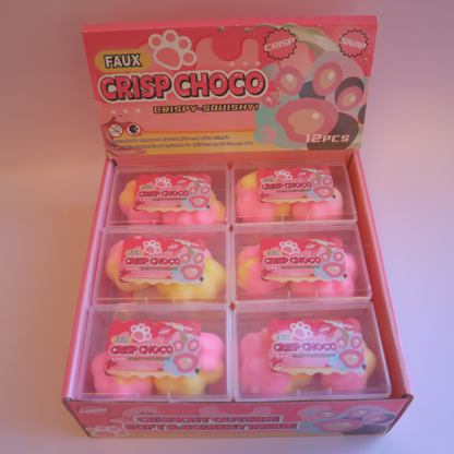 Wax Squishy Crackle Crispy Choco Cat Paw